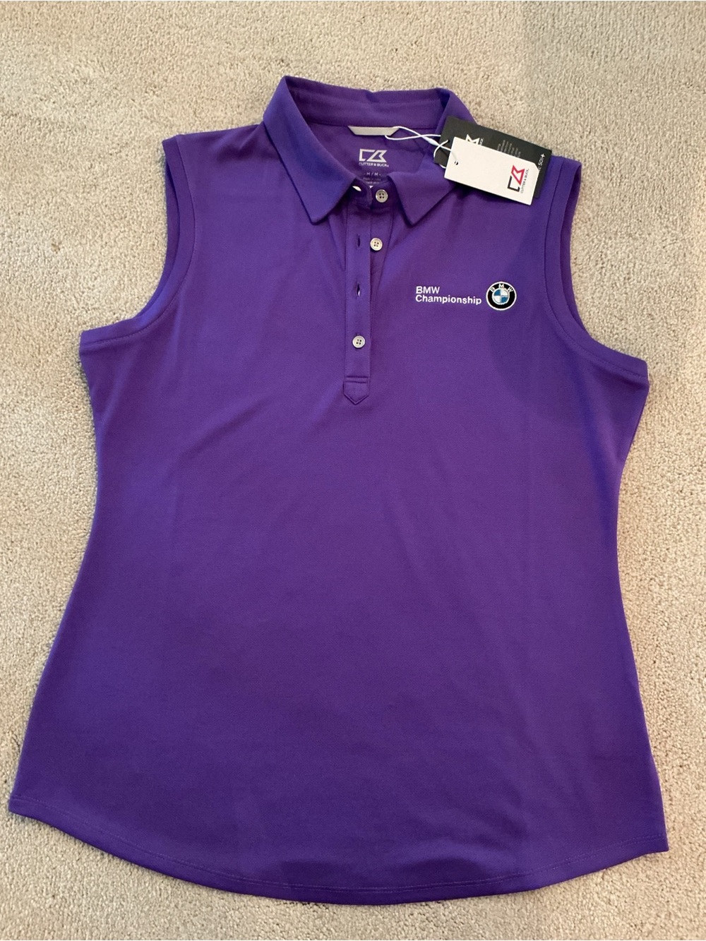 BMW Women's Sleeveless Polo - Purple